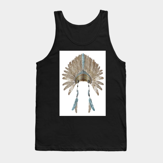 Bronze headdress Tank Top by Accabella